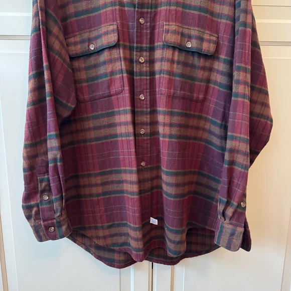 Vintage Y2K Ralph Lauren Heavyweight Flannel Shirt Jacket - size L - Picture 3 of 14